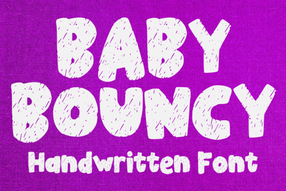 Baby Bouncy: A Playful Display Font That Feels Human