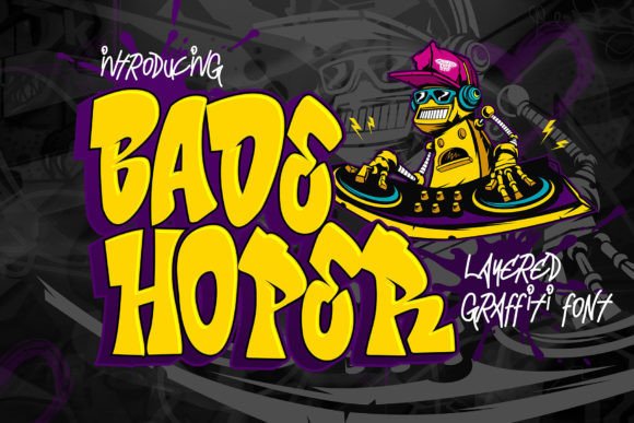 Bade Hoper: A Bold Urban Display Font for Digital Branding