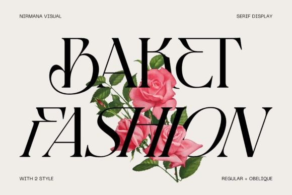 Baket Fashion: An Elegant Display Font for Thoughtful Branding