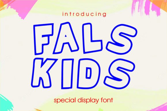 Fals Kids: A Display Font That Captures Playful Editorial Energy