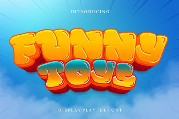 Funny Toys: A Playful Display Font for Digital Design