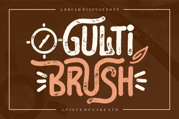 Gulti Brush: A Handcrafted Display Font for Makers