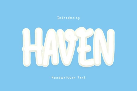 Haven: A Handwritten Display Font That Feels Like Your Brand’s True Voice