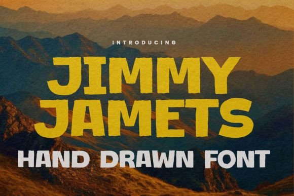 Jimmy Jamets: A Bold Display Font That Earns Its Place