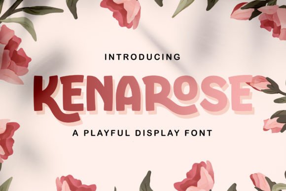 Kenarose: A Playful Display Font That Delivers in Real Campaigns