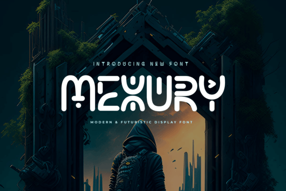 Mexury: A Futuristic Display Font for Editorial Calm