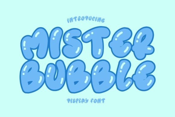 Mister Bubble: A Retro Display Font That Feels Like Summer
