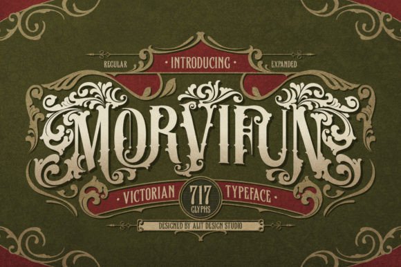 Morvifun: A Victorian-Inspired Display Font That Elevates Brand Identity