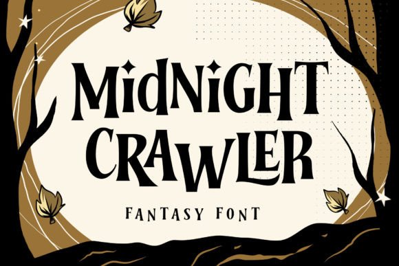 Nightmare Crawler: A Playful Horror Display Font for Digital Brands
