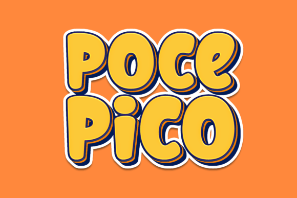 Poce Pico: A Charming Display Font for Editorial Warmth