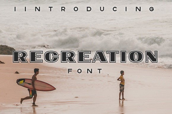 Recreation Font: A Display Typeface That Elevates Real Business Branding
