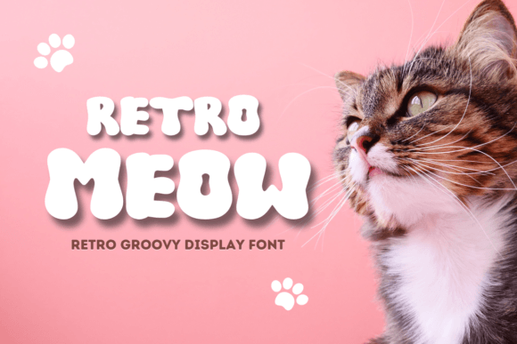 Retro Meow: A Display Font That Cuts Through the Feed
