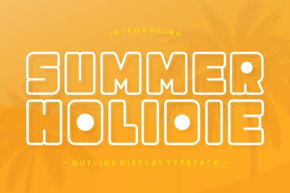 Summer Holidie: A Playful Display Font for Handmade Joy