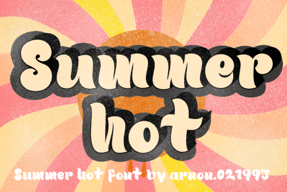 Summer Hot: A Display Font That Adds Instant Vintage Charm