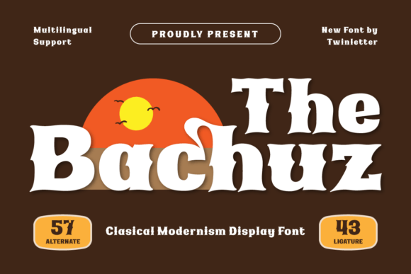 The Bachuz: A Timeless Serif Font for Polished Branding