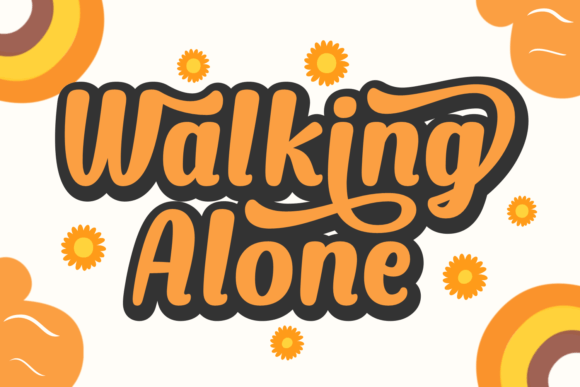 Walking Alone: A Display Font That Speaks Confidence